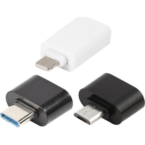 VODOOL USB to For Lightning/Micro USB/Type C Converter Plug Adapter For Car Styling Atmosphere Lamp DJ Music Stage Effect Light