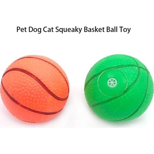 Squeaky Basket Ball Dog Toys Squeeze Sound Pet Cat Toy Dogs Toys for Small Medium Dogs Pet Toy Supplies Small Dogs