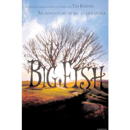 BIG FISH Tim Burton Movie Art Silk Poster Print 24x36inch