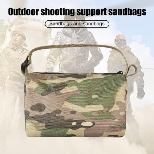 Durable Shooting Front Support Bag Sniper Target Stand Sandbag Unfilled Outdoor Driver Hunting Rifle Shooting Rest Holder Sandba