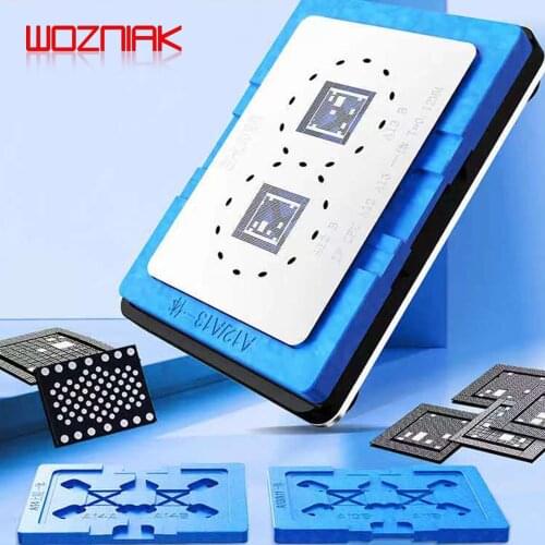 Aixun z21 cpu solder table for IPHONE A8 A9 A10 A11 A12 A13 A14 Universal magnetic base planting tin steel net planting ball