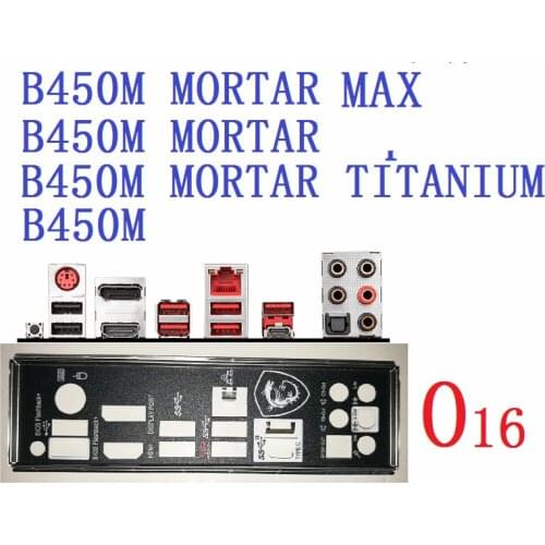 I/O IO Shield backplate FOR MSI B450M MORTAR MAX B450M MORTAR TITANIUM