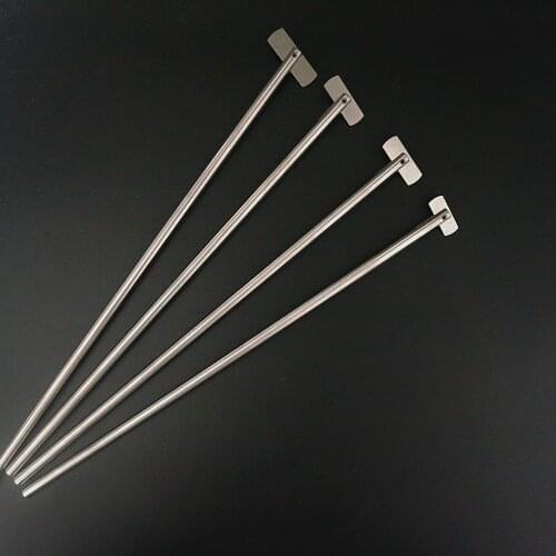1pcs lab stainless steel paddle straight movable blade for stirrer mixer blender laboratory equipment