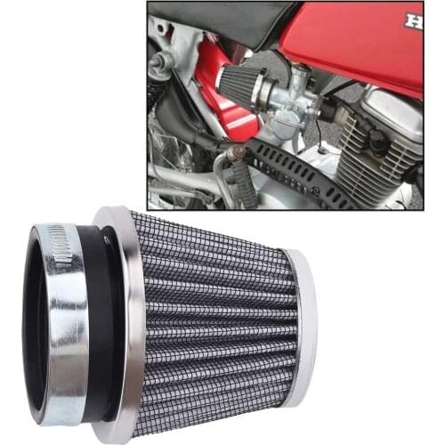1pc Motorcycle Air Filter Motor Bike Clamp-on Mushroom Intake Air Filter Cleaner Replacement 35mm 39mm 42mm 50mm 54mm 60mm