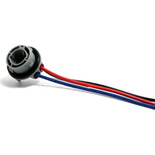 2Pcs 1157 Bulb Socket BAY15D Lamp Holder P21/5W Adapter Base Connector For Brake Light Plastic Car Accessories