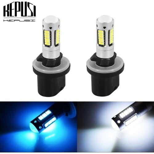 2Pcs H27 880 LED Fog Lights H27W2 Car Light Bulbs 4014 30 SMD Auto Drving Fog Lamp DRL White Ice Blue 12V