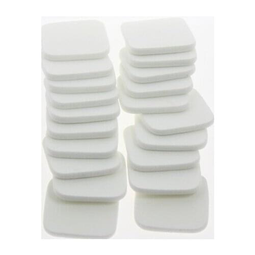 20Pcs/Set 4.7*4.7cm Women Girls Face Beauty Tool Small Mini Flat Makeup Powder Puff Blending Make Up Cosmetic Foundation Sponge