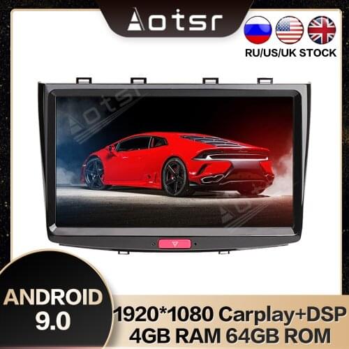AOTSR MAX-PAD HD Screen 11.8 inch PX6 Android 9.0 Car GPS Navigation Streaming Media Unit For Haval H6 Sport 2013-2017 Carplay