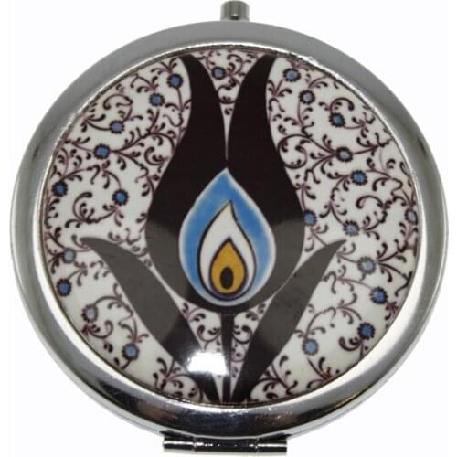Authentic Tile Estuary Zeminli the Laleli Evil eye bead Bag mirror mirror зеркало espejo miroir decorative objects