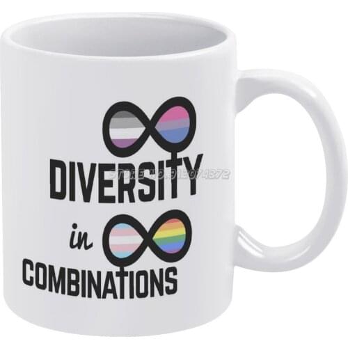 Infinite Diversity In Infinite Combinations Coffee Mugs 330ml Creative Travel Mug and Cup Office Drinkware Mugs Tazza Star Infin