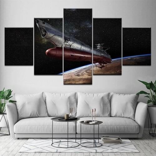 Star Blazers:the Bolar War Wall Art Picture Home Decor Living Room Canvas Print Wall Picture Painting Canvas Modular Artwork