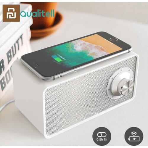 Youpin Qualitell 2in1 Bluetooth White Noise Speaker Help Sleeping Surround Stereo Speaker Pro 10W/15W Wireless Faster Charger