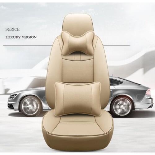 Custom cowhide car seat cover 7 seats leather for Infiniti QX80 QX56 JX35 QX60 CHRYSLER Grand Voager car accessories styling