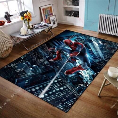 Spiderman Baby Play Mat Living Room Carpet Kids Room Decoration Large Thick Carpet Hallway Floor Rug Bedroom Bedside Mat