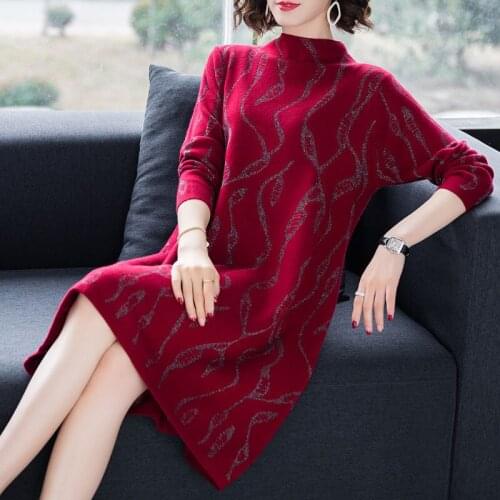Fashionable Knitted Dresses IIMADFWIW China