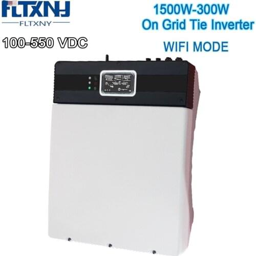 FLYT1500W 3000W Solar Power On Grid Inverter 120V 230V 100-550 VAC Wifi Mode 1.5KW 2.2KW 3KW Grid Tie Inverter for Solar Pannel