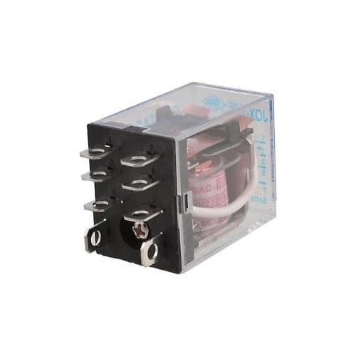 JQX-13F2Z AC 200V 220V Coil 10A 240VAC 28VDC 8 Pin DPDT General Purpose Relay