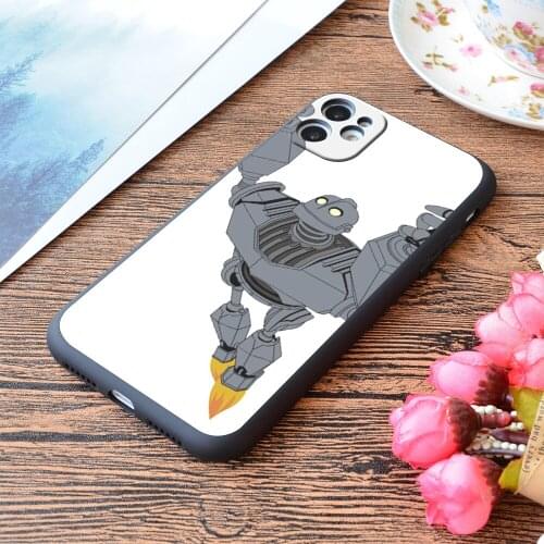 For iPhone The Iron Giant Print Soft Matt Apple iPhone Case