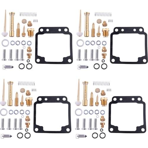 4 Sets Carburetor Repair Rebuild Needle Valve Kits Fit for Yamaha XJ650 Seca Turbo XJ650L Midnight Maxim XJ650R