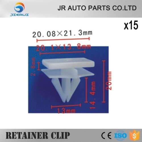 15 X Nylon Fit For GM Rocker Panel Moulding Clip Avalanche 11518357