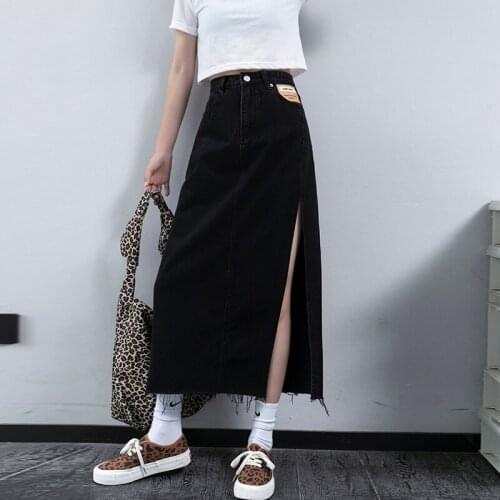 Nisexper Denim Skirts For Women