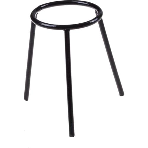 Newest Height Lab Bunsen Burner/Cast Iron Support Stand/Alcohol Lamp Tripod Holder Laboratory School Chemistry Equipment 13cm