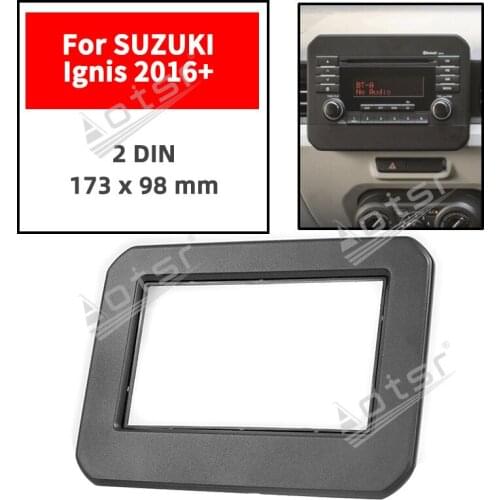 11-743 Car Radio Fascia Panel for SUZUKI Ignis 2016+ Stereo Fascia Dash CD Trim Installation Kit