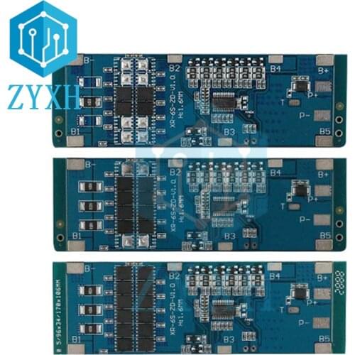 Balanced 6S BMS 10A 20A 30A 22.2V Li-ion Lithium 18650 Charge Board Short Circuit Protection Equalizer Function For Massager