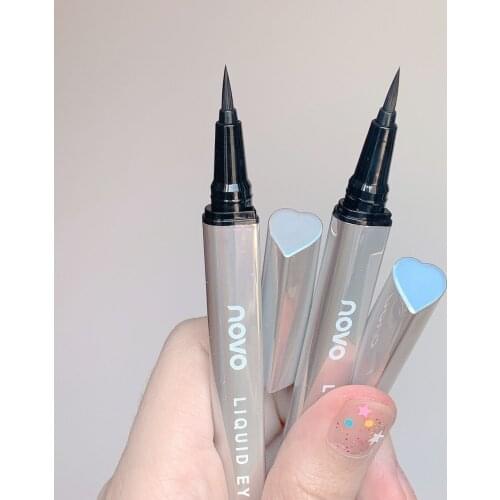 NOVO Mermaid Eyeliner Non Staining, Genuine Waterproof and Sweat Resistant Beginners Eye Liner. Eyeliner Adhesive Pen cosmetic
