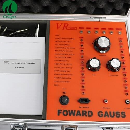 VR8000 Forward Gauss Metal Detector Long Range Underground Metal Detector