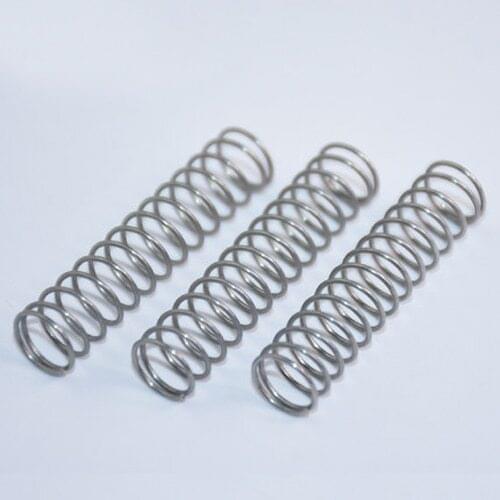 5Pcs 0.8mm wire diameter Stainless steel compression spring return Y-type Pressure springs 6mm/8mm OD 60mm-100mm Length
