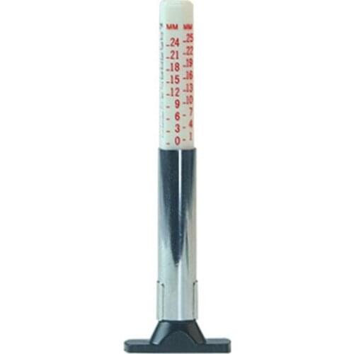 Car Tyre Measuring Pen 0-25mm Tire Tread Pattern Depth Measuring Tool Cylindrical Automotive Thickness Detection Gauge