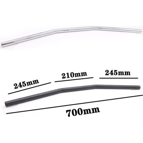 Universal 7/8" Motorcycle Retro Handlebar 22MM High Quality Handle Bar for Scooter Vintage Motor Bars Motorbike Black Handlebars