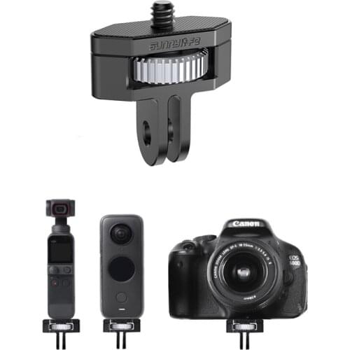 Gimbal camera 1/4 Screw Metal Adapter for gopro / osmo action /dji osmo Pocket /Insta360 /FIMI PALM 2 / SLR Camera