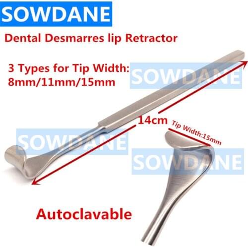 Dental Implant Desmarres Lip Retractor Mouth Opener Cheek Retractor Stainless Steel Autoclavablen Dental Orthodontic Instrument