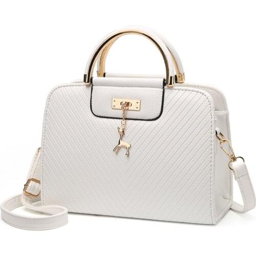 YKFMYFOURL Women's White Bags