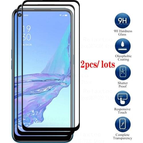 For OPPO a53 glass full coveage films oppoa53 Tempered Glass Protective For OPPO a53 a 53 s 53s Screen Protector HD 6.5
