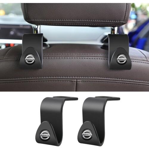 1/2pcs Clips Car Seat Hook Auto Fastener Accessries For Nissan Qashqai Patrol X-trail Tiida Navara Juke Teana Skyline Almera