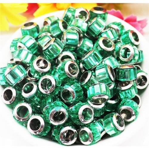 10Pcs/Lot Handmade 11x8mm Glass Stripes Murano Charms Large Hole European Beads Spacers for Women Bracelet Earrings DIY Jewelry