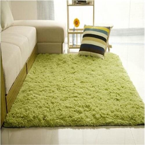 160x230cm 14 Color Long Plush Shaggy Soft Carpet Area Rug Slip Resistant Door Floor Mat For Home Parlor Bedroom Living Room