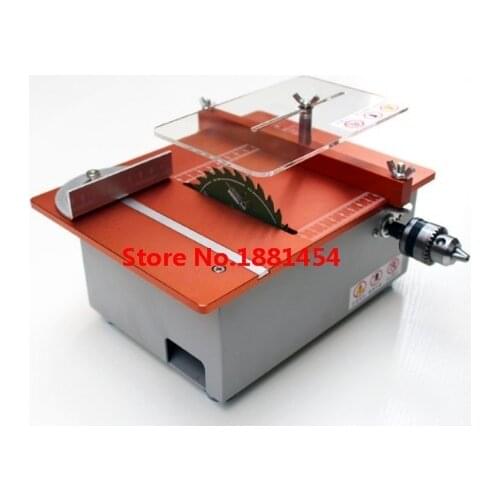 2019 Aluminum Micro Table Saw DIY Mini Cutter Acrylic Wood PCB Cutting machine