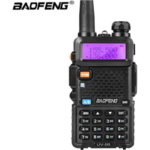 2020 Baofeng UV-5R Walkie Talkie Two Way Car Radio CB Ham Radio Portable Radio for Hunting 5W VHF UHF Headset for Transceiver