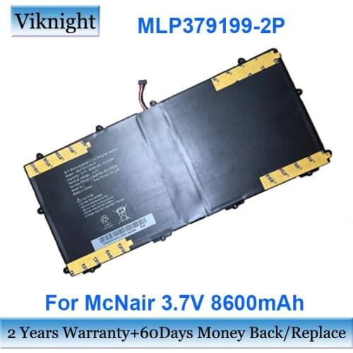 3.7V 8600mAh MLP379199-2P Battery For McNair Laptop 31.82Wh Li-ion Rechargeable Battery Packs