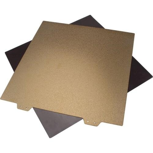 355 X 355 Double sided Textured PEI Spring Steel Sheet Powder Coated PEI Build Plate Voron 3D Printer for Voron 350 V2