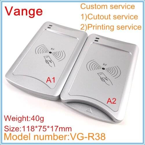 5pcs/lot injected extrusion shell box ABS plastic diy project box 118*75*17mm for door access system device