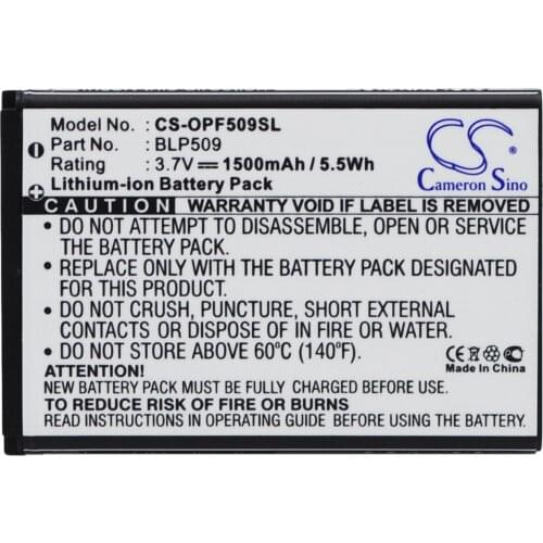 CS 1500mAh/5.55Wh battery for OPPO F29 BLP509