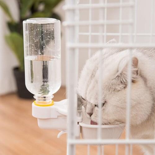 Automatic Pet Dog Cat Bowl Pet Cage Hanging Bowl Water Feeder Dispenser For Puppy Cats Dogs Rabbit Pet Products