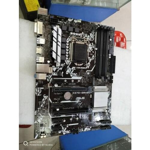 Used Motherboard For Asus PRIME Z270-DRAGON Original Used Desktop Intel Z270 Z270M DDR4 LGA 1151 i7/i5/i3 USB3.0 SATA3 PC