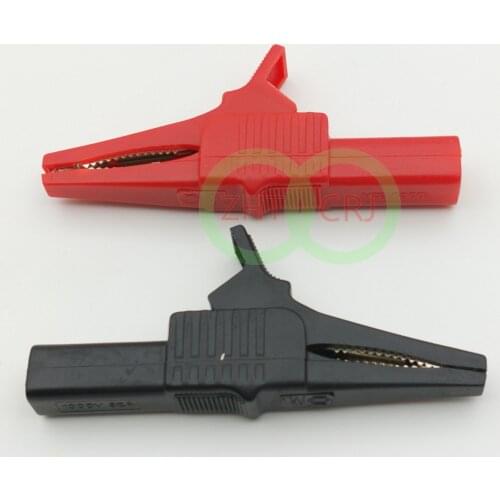 2pcs Copper Alligator Clip 32A 1000V for Banana PLUG Multimeter pen Test Probe