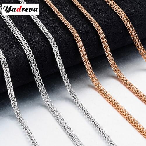 New Stainless Steel Necklace Men And Women Jewelry